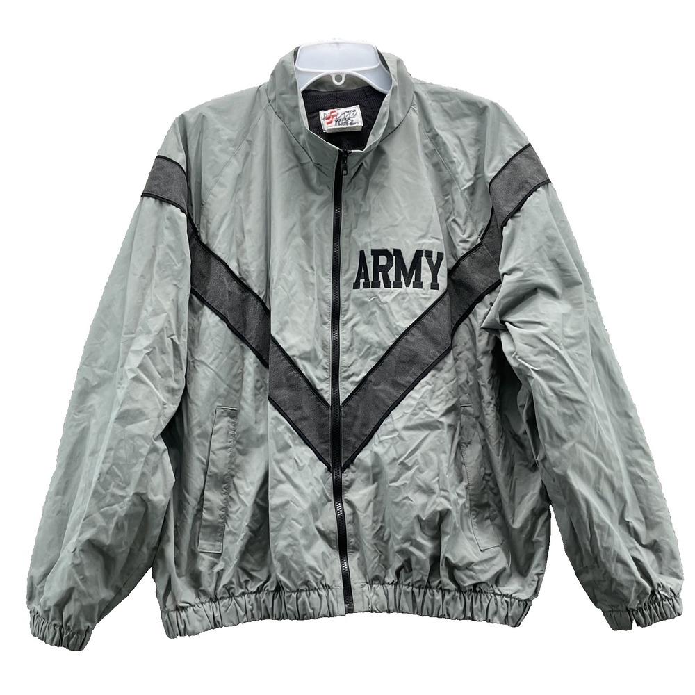 IPFU Army Windbreaker Jacket Med Military Fitness Vented Outdoor‎ Rain Workwear